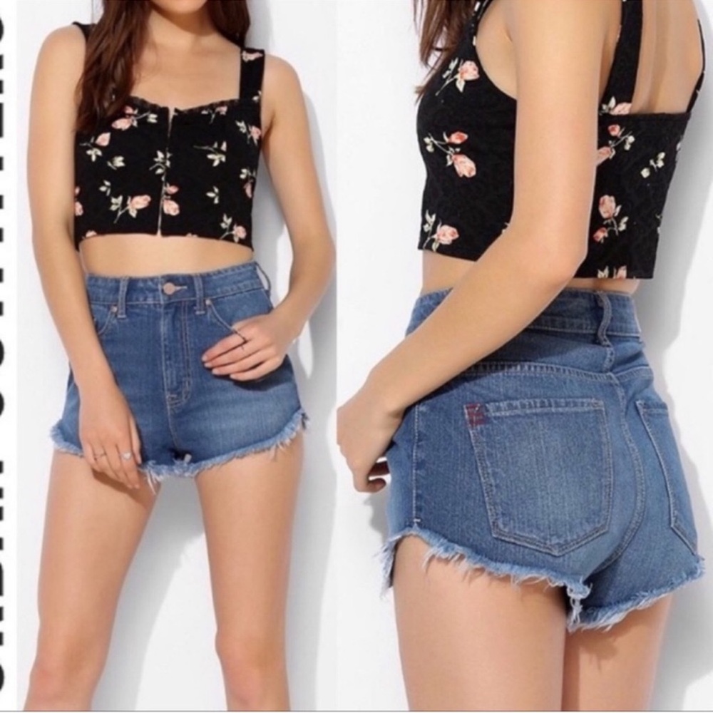 BDG (Urban Outfitters) Super High Rise Dolphin Denim Shorts Size 27